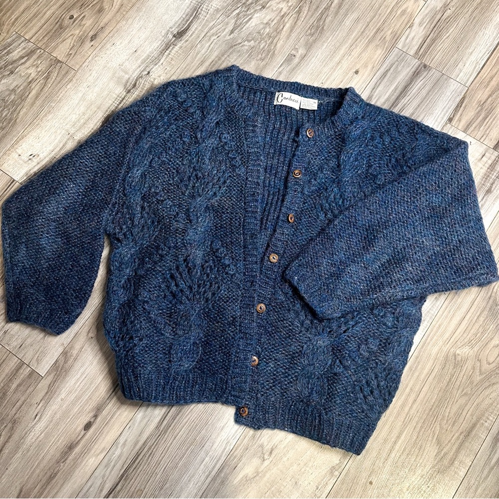 Vintage Carducci Wool Cardigan Sweater